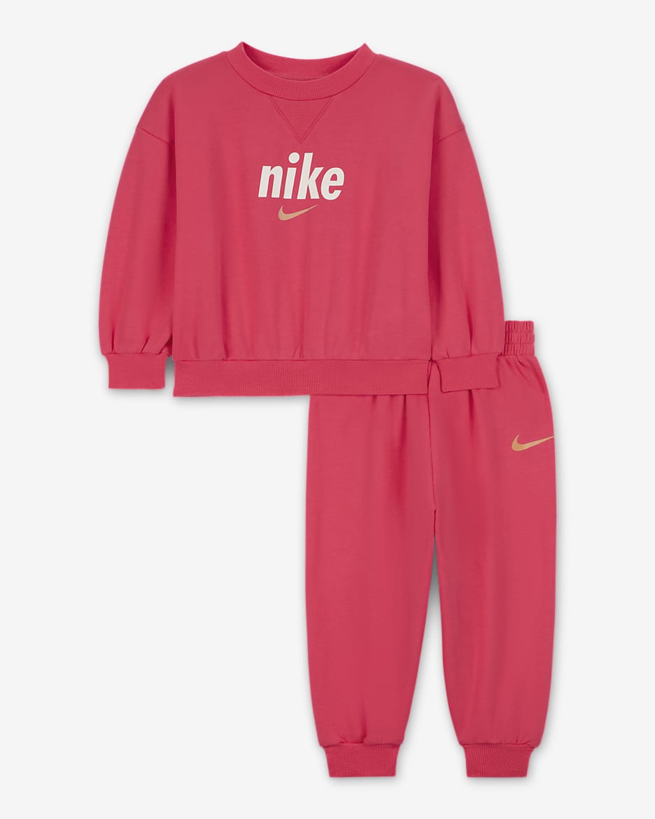 Nike Everyone From Day One Baby 12 24M 2 Piece Crew Set